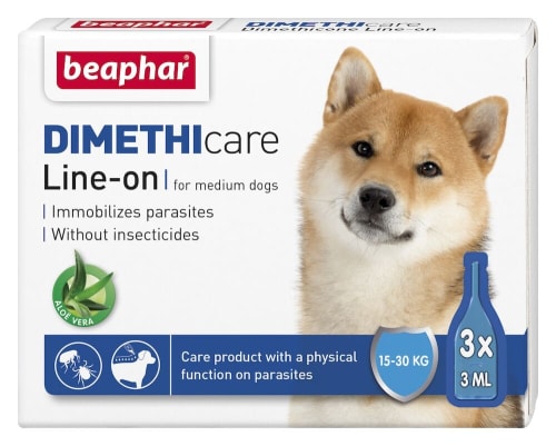 Beaphar Dimethicare Line-On M hund 3x3ml