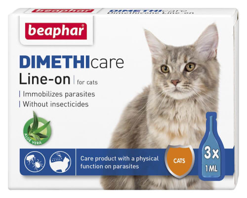 Beaphar Dimethicare Line-On katt 3x1ml