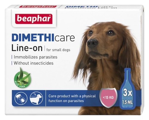 Beaphar Dimethicare Line-On S hund 3x1,5ml