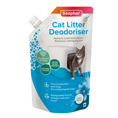 Beaphar Cat litter deodoriser multi fresh ocean 400g