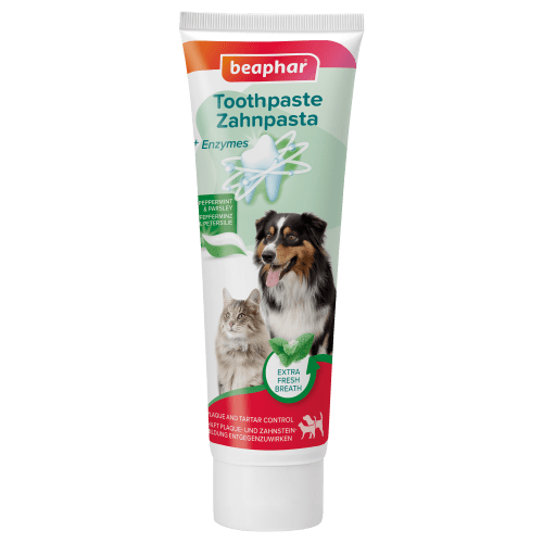 Beaphar Tannkrem m/2 Enzymer/Peppermynte og Persille