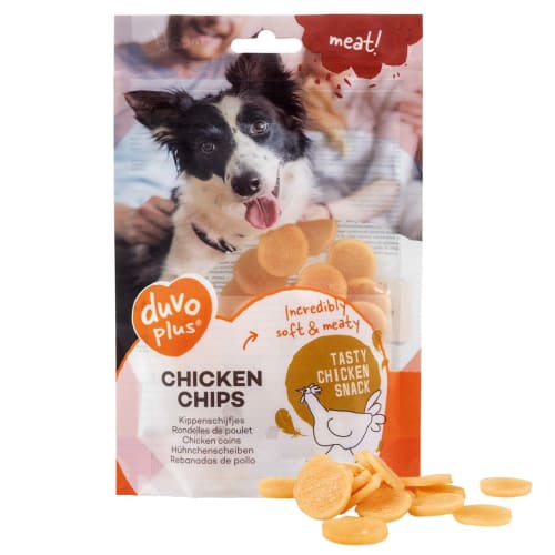 Chicken Chips 80g Duvo Plus (10stk)