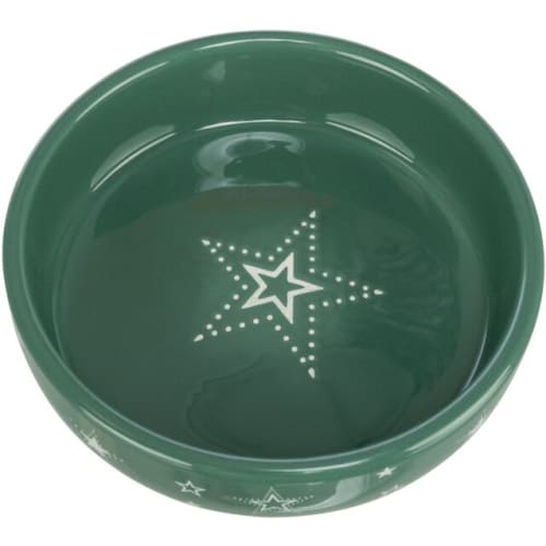 Juleleskål Xmas Keramikk 0,4l Ø15cm Burgunder/Mørkegrønn