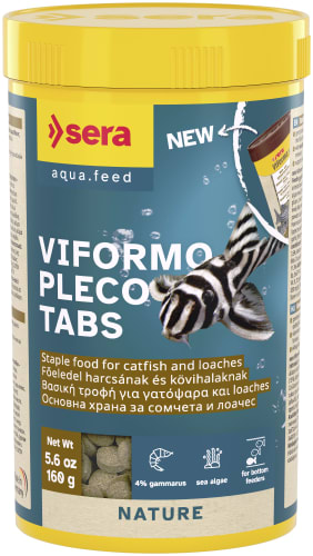 Fiskefor Sera Viformo Pleco Tabs 250ml/160g