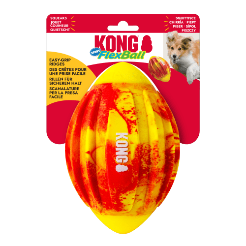 Hundeleke KONG Flexball Sport Fotball M