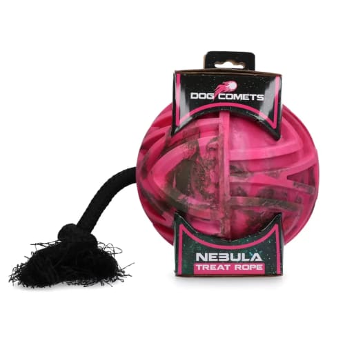 Dog Comets Nebula Treat Rope Pink