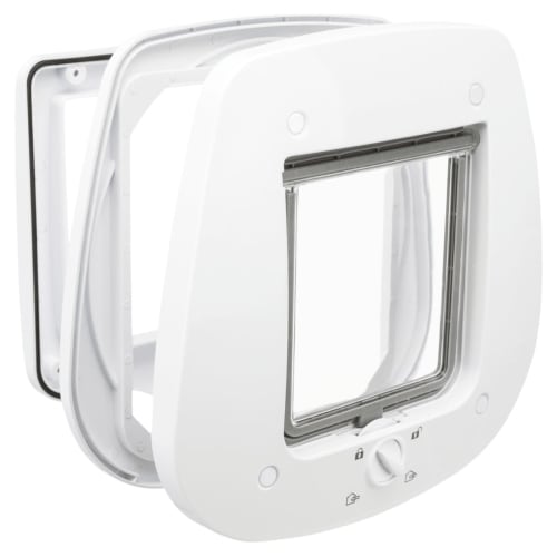 Kattedør 44221 Trixie 4ways Til Glass 27x26cm Hvit