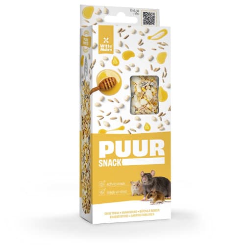 Puur Chew Sticks Gnager M/Ris, Hvete og Honning 2stk/100g
