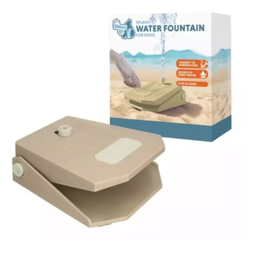 CoolPets Splash Water Fountain Beige