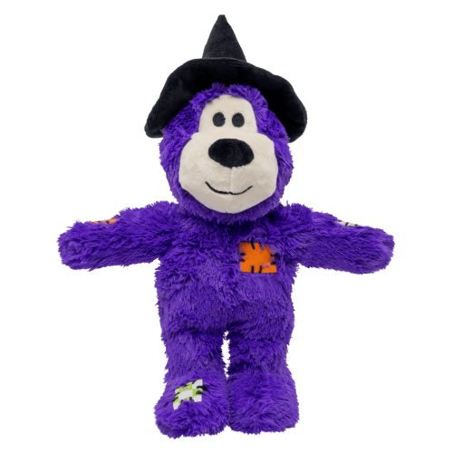 Hundeleke KONG Halloween Knots Witch Bear Purple M/L