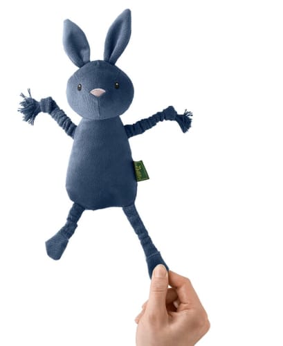 Toy Dog Alma Bunny Polyester blue