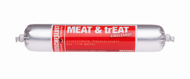 Hundepølse Meat & trEAT M/Bøffel Singleshot 80g