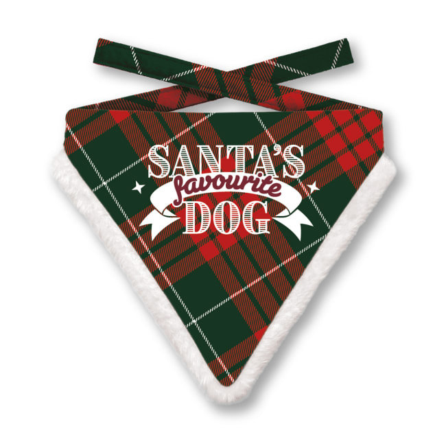 Julebandana 44613 Santas Fav.Dog Scottsk L