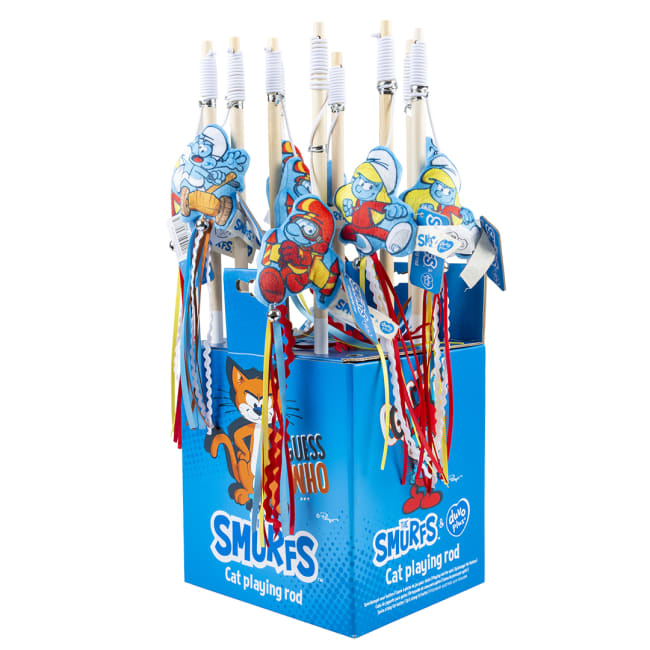 Katteleke Smurfs Fiskestang 46x6x2cm (16stk i pk)