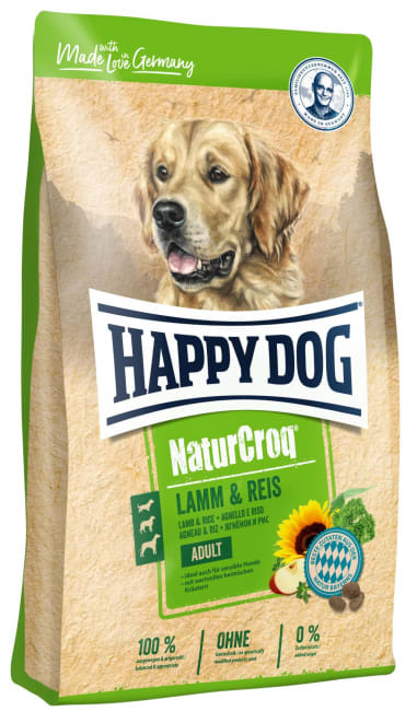 Happy Dog Natur Croq Lam & Ris 15Kg