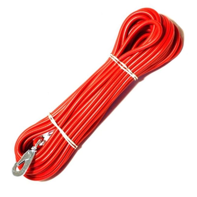 Alac Sporline Vinter Gummiert 6mm 15m Rød