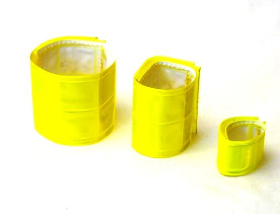 Alac Fotrefleks 12x2,5cm Gul Microreflex M/Borrelås