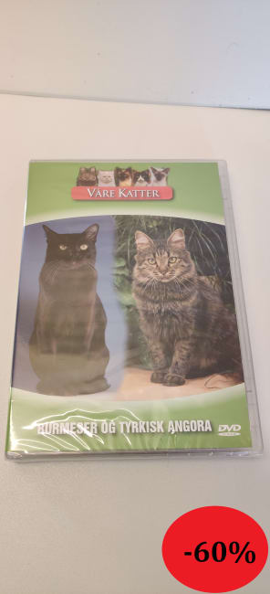 DVD Våre katter-Burmeser og Tyrkisk Angora