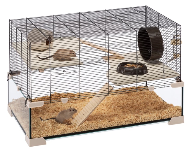 Hamsterbur Karat 80 M/Glassbunn 78,5x45,5x52,5cm