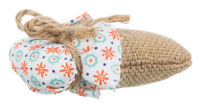 Katteleke 40785 Sekk i Jute/Stoff 8cm