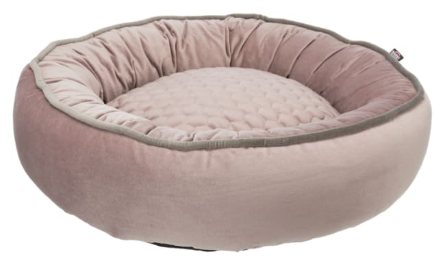 Hunde/Katteseng 37309 Livia Antikk Rosa Fløyel/Plysj Ø50cm