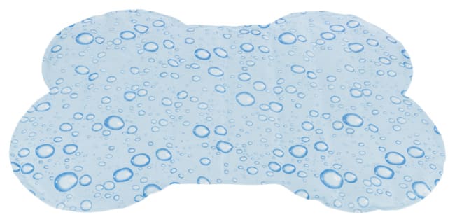 Kjølematte Beinformet 85x60cm L Lyseblå M/Dråper