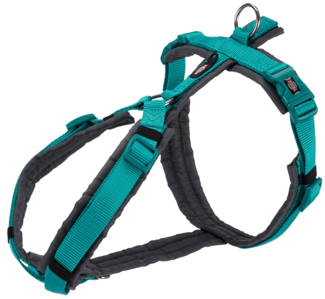 Hundesele Trekking 1997012 S 36-44cmx15mm Ocean/Grafitt grå