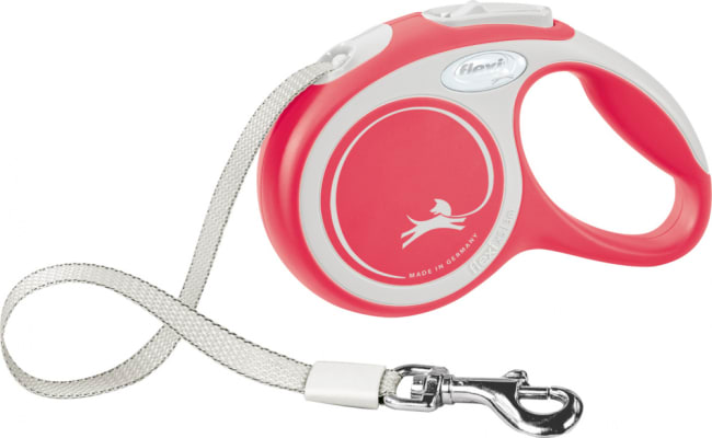 Flexi New Comfort Tape XS 3m Rød Max 12Kg