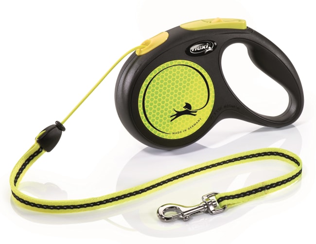 Flexi Classic New Neon Cord M 5m Sort/Neon Gul Max 20Kg