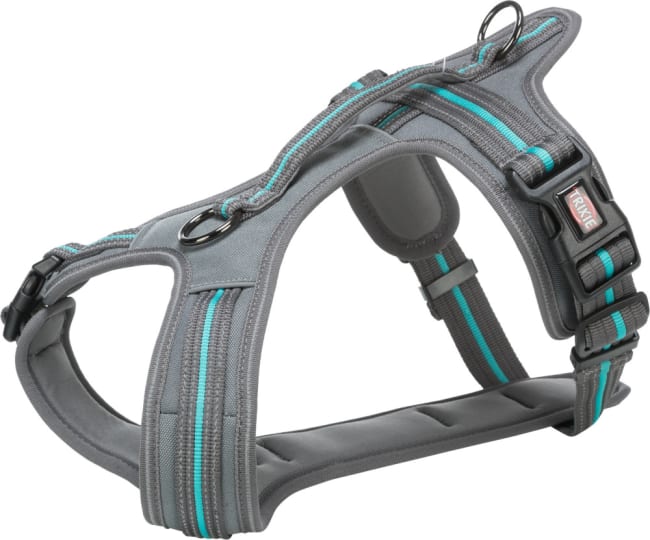 Hundesele Fusion 207537 Touring M/L 61-75cm/30mm Grafittgrå/Ocean