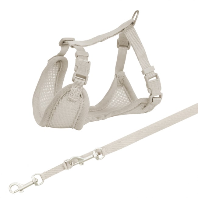 Kobbel Valpesett 15560 Junior Soft Lysegrå Sele 26-34cm Kobbel 2m/10mm