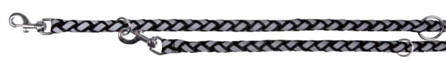 Kobbel Flettet 135801 Dr. Line M/Reflex S-M 2mx12mm Sort
