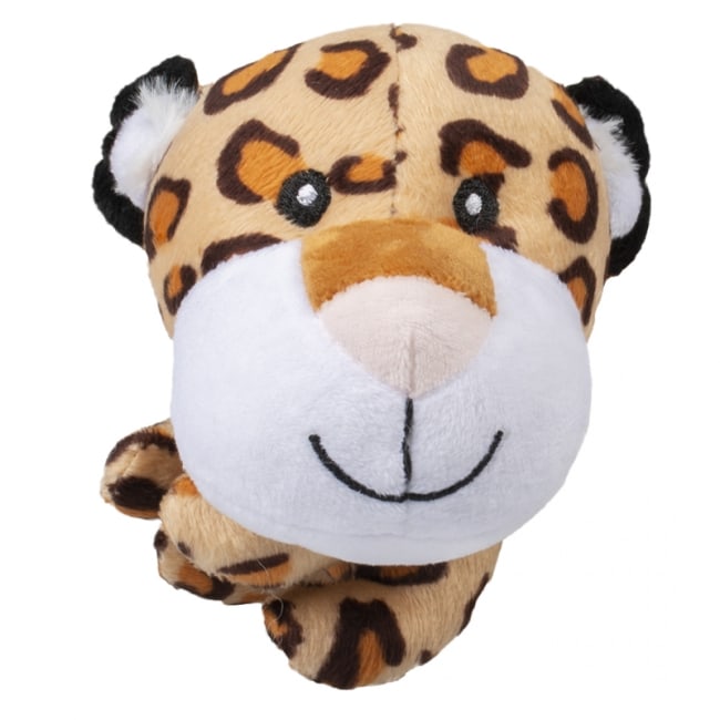 Hundeleke Leopard Mini 8x13x11cm Plysj M/Lyd