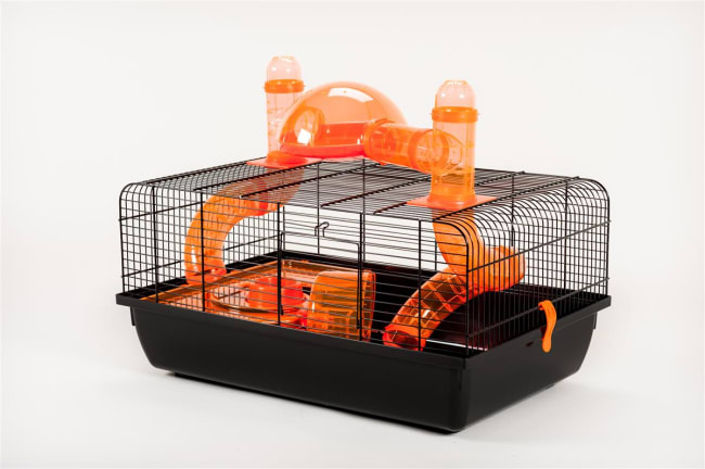 Hamsterbur Jerry 3 Astro M/Plastikkrør 58x38x29cm