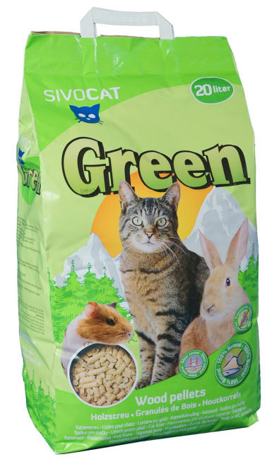 Miljøstrø Sivocat Green 20L