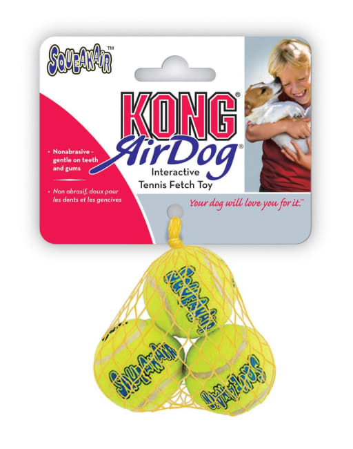 Hundeleke KONG Air Squeaker Ball S 3pk