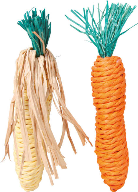 Gnagerleke 6192 Sisal Gulrot og Mais 15cm