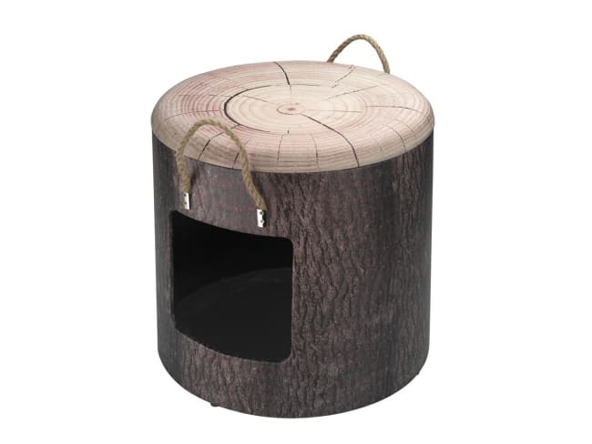 Kattehule/Boks 434-432280 Pet Box Wood L Ø40x42cm
