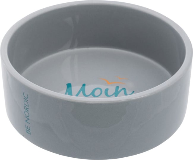 Hundeskål BE NORDIC Keramikk 24354 0,8L Ø16cm Grå