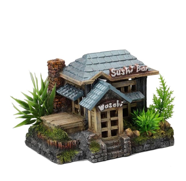 Akv. Pynt 234-237502 Sushi Bar 15,5x10,7x11cm