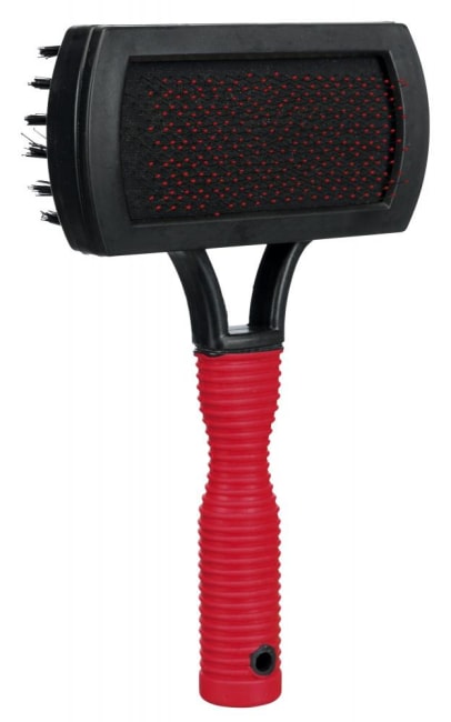 Børste Puddel 2306 Dobbel M/Gummi Håndtak