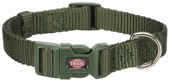 Halsb. Premium 201419 22-35cm 10mm XS/S Forest Grønn M/Hurtiglås