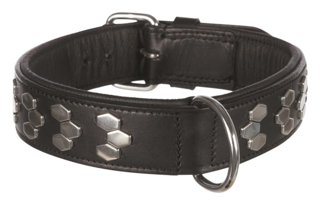 Halsb. Lær 1839 Sort M/Knotter 70x4cm L-XL