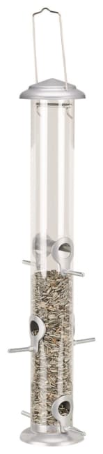 Utefuglautomat 55637 Søyle 1300ml 53cm Sølv