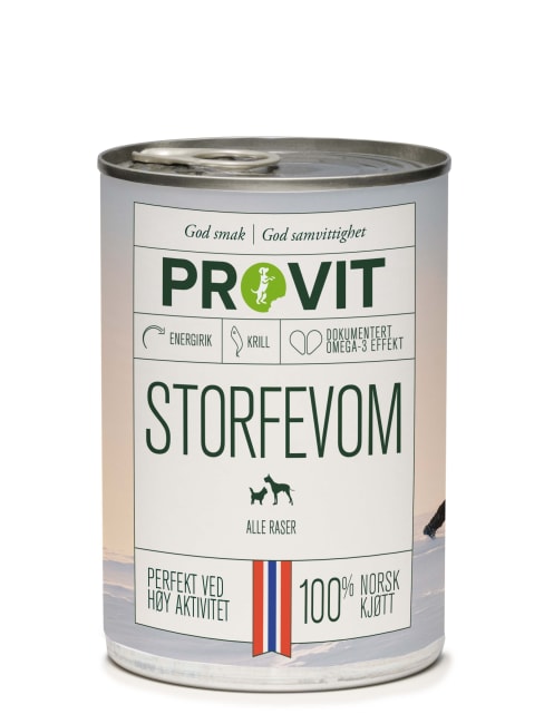 PROVIT Gobiten Boksemat Storfevom M/Krill 400g 12stk (Pk Pris)