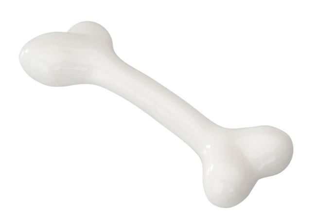 Hundeleke 303-421260 Gummi Bein M/Vanilje 20,25cm