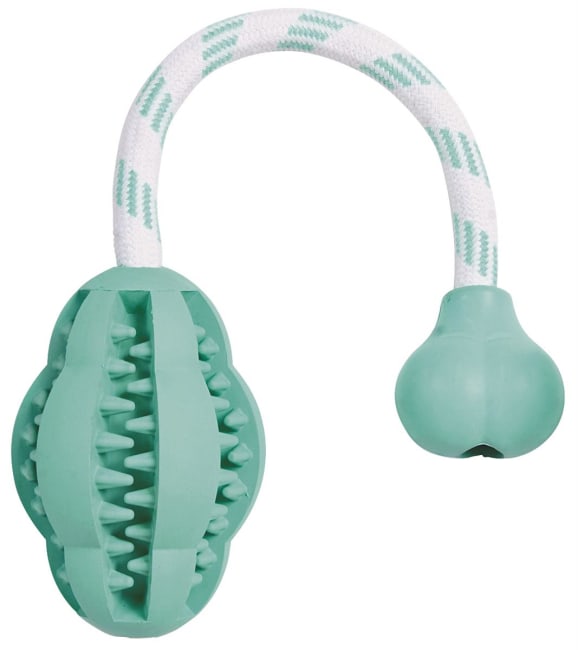 Hundeleke 32945 Dentafun Mintfresh Ball M/Mint og Tau 28cm