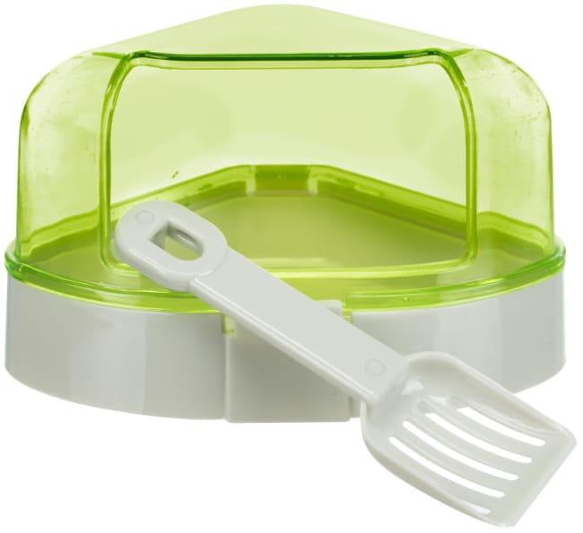 Hjørnetoalett 6256 Til Hamster M/Tak og Spade