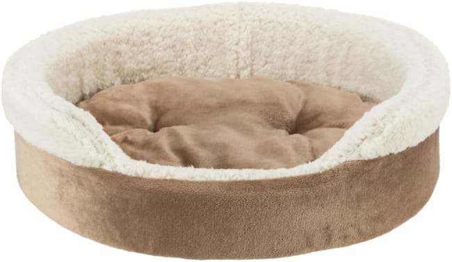 Hundeseng 37053 Cosma M/Plysj 70x55cm Mørkebrun/Beige