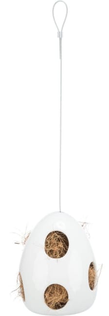 Nesting Box 57102 10,5x10,5x15cm Hvit Keramikk